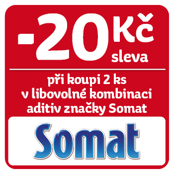 Využijte neklubové nabídky - sleva 20 Kč na aditiva značky Somat v libovolné kombinaci!