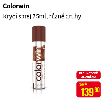 Colorwin - Krycí sprej 75ml, různé druhy