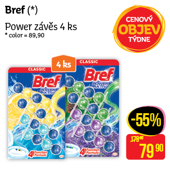 Bref -Power závěs 4 ks