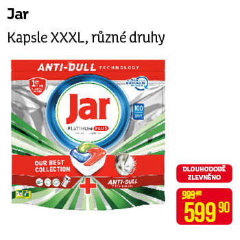 Jar - Kapsle XXXL, různé druhy