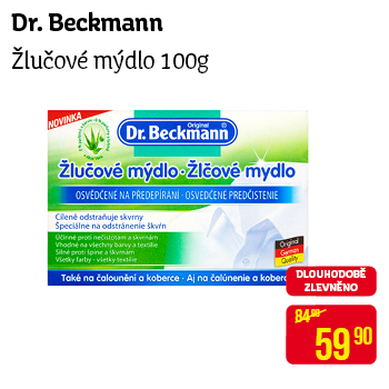 Dr. Beckmann - Žlučové mýdlo 100g