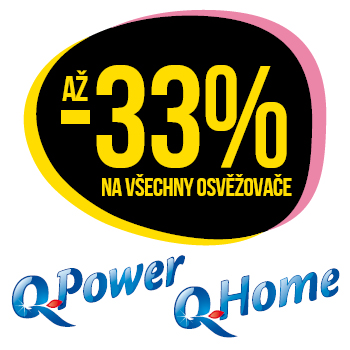 Využijte neklubové nabídky - sleva až 33 % na všechny osvěžovače Q Power a Q Home!