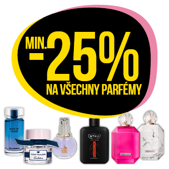 Využijte neklubové nabídky - sleva min. 25% na vybrané parfémy!