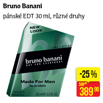 Bruno Banani - pánské EDT 30 ml, různé druhy