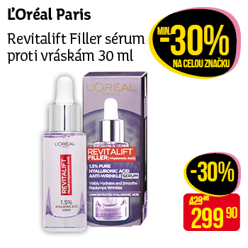 L'Oréal Paris - Revitalift Filler sérum proti vráskám 30 ml