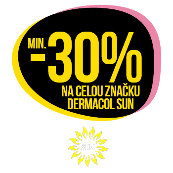 Využijte neklubové nabídky slevy minimálně 30 % na celou  značku Dermacol Sun!