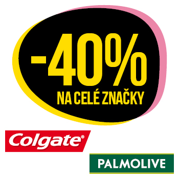 Využijte neklubové nabídky - sleva 40% na celé značky Colgate a Palmolive!