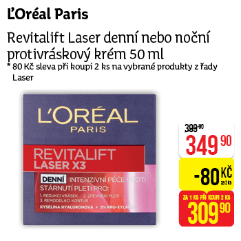 L'Oréal Paris - Revitalift Laser denní nebo noční protivráskový krém 50 ml