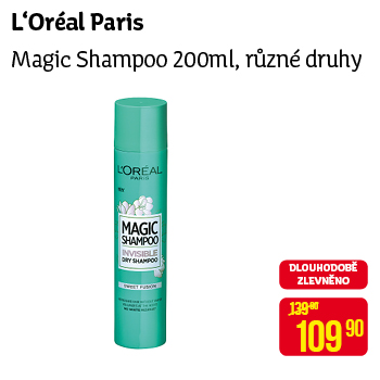 L'Oréal Paris - Magic Shampoo 200ml, různé druhy