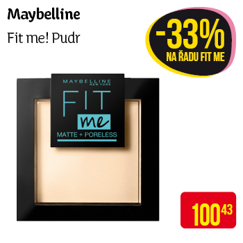 Maybelline New York - Fit me! Pudr
