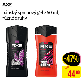 Axe - Pánský súrchový gel 250ml, různé druhy