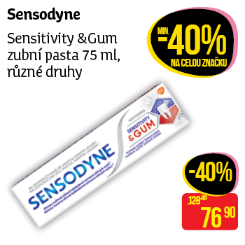 Sensodyne - Sensitivity&Gum zubní pasta 75 ml, různé druhy