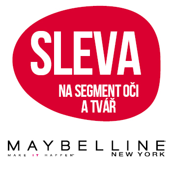 Využijte neklubové nabídky - sleva na segment oči a tvář značky Maybelline New York!