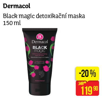 Dermacol - Black magic detoxikační maska 150 ml