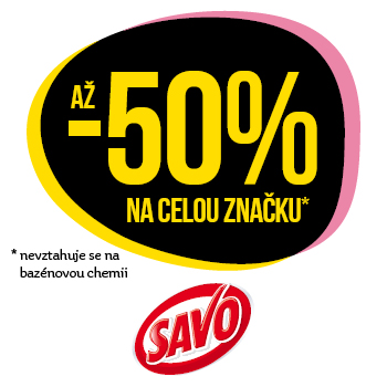 Využijte neklubové nabídky slevy až 50 % na celou značku Savo!