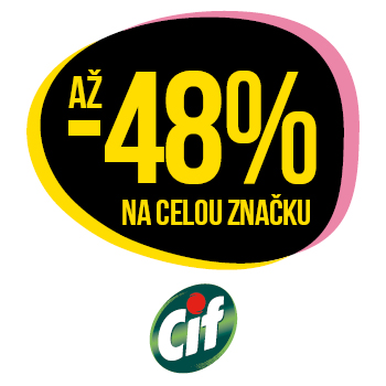 Využijte neklubové nabídky slevy až 48 % na celou značku Cif!