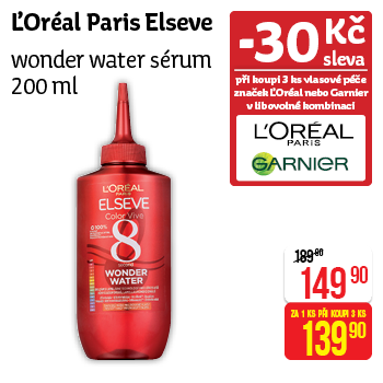 L'Oréal Paris Elseve -wonder water sérum 200 ml