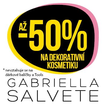 Využijte neklubové nabídky - sleva až 50% na dekorativní kosmetiku Gabriella Salvete!