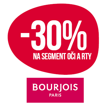 Využijte neklubové nabídky slevy 30 % na segment oči a rty značky  Bourjois!