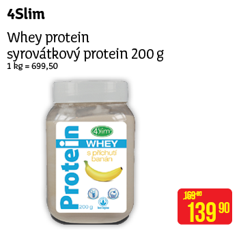4Slim - Whey protein syrovátkový protein 200 g