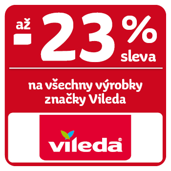 Využijte neklubové nabídky - sleva až 23% na všechny výrobky značky Vileda!