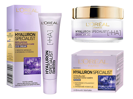 L’Oréal Paris Hyaluron Specialist denní, noční, oční krém