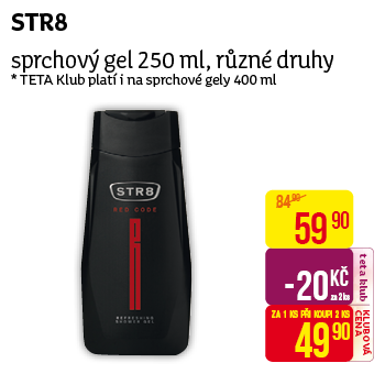 STR8 - sprchový gel 250 ml, různé druhy