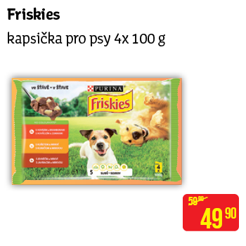 Friskies - kapsička pro psy 4x 100 g