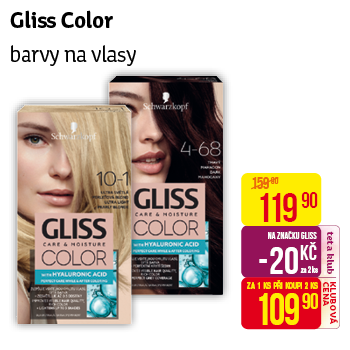 Gliss - Barvy na vlasy