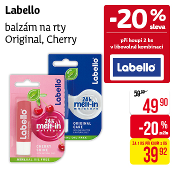 Labello - Balzám na rty Original, Cherry