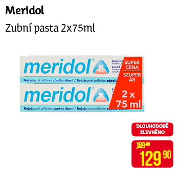 Meridol - Zubní pasta 2x75ml