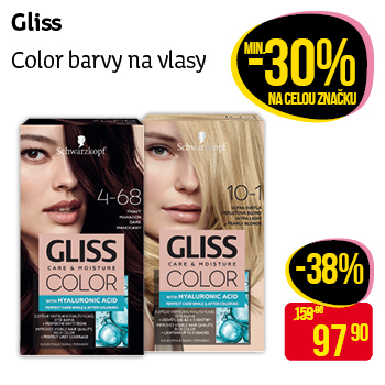 Gliss - Color barvy na vlasy