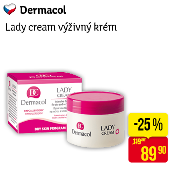 Dermacol - Lady cream výživný krém