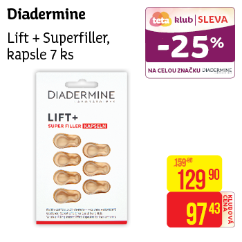 Diadermine - Lift + Superfiller, kapsle 7 ks