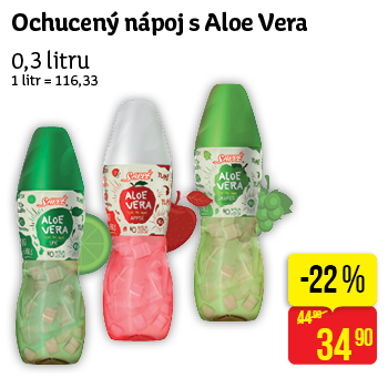 Ochucený nápoj s Aloe Vera - 0,3 l