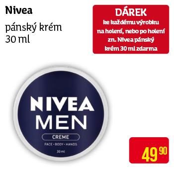 Nivea - pánský krém 30 ml