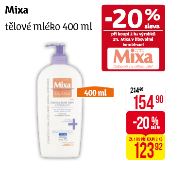Mixa - Tělové mléko 400ml