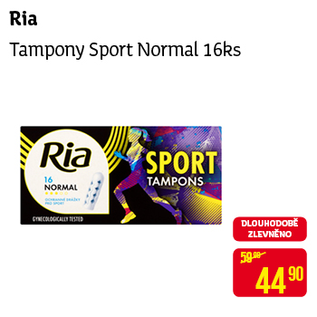 Ria - Tampony Sport Normal 16ks
