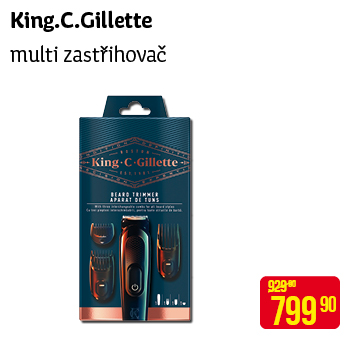 King.C.Gillette - multi zastřihovač