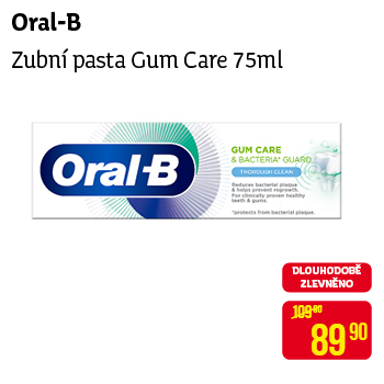Oral-B - Zubní pasta Gum Care 75ml
