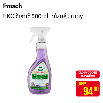 Frosch - EKO čistič 500ml, různé druhy