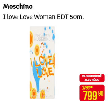 Moschino - I love Love Woman EDT 50ml