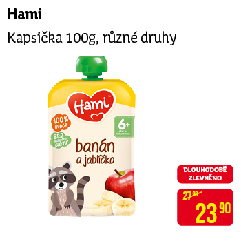 Hami - Kapsička 100g, různé druhy