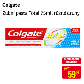 Colgate - Zubní pasta Total 75ml, různé druhy