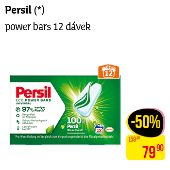 Persil - Power Bars 12 dávek