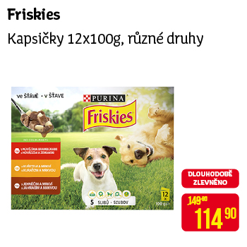 Friskies - Kapsičky 12x100g, různé druhy