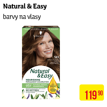 Natural&Easy - Barvy na vlasy