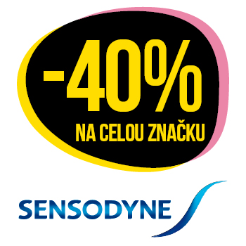 Využijte neklubové nabídky slevy 40 % na celou značku Sensodyne!