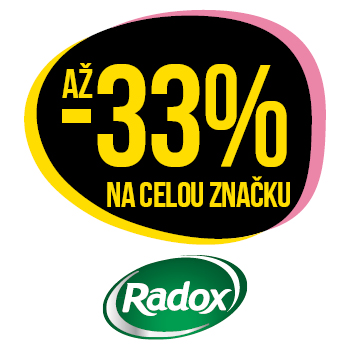 Využijte neklubové nabídky slevy až 33 % na celou značku Radox!
