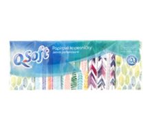 Q-Soft Papírové kapesníčky jemně parfemované 3-vrstvé